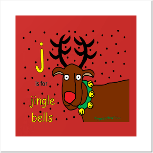 j is for jingle bells Posters and Art